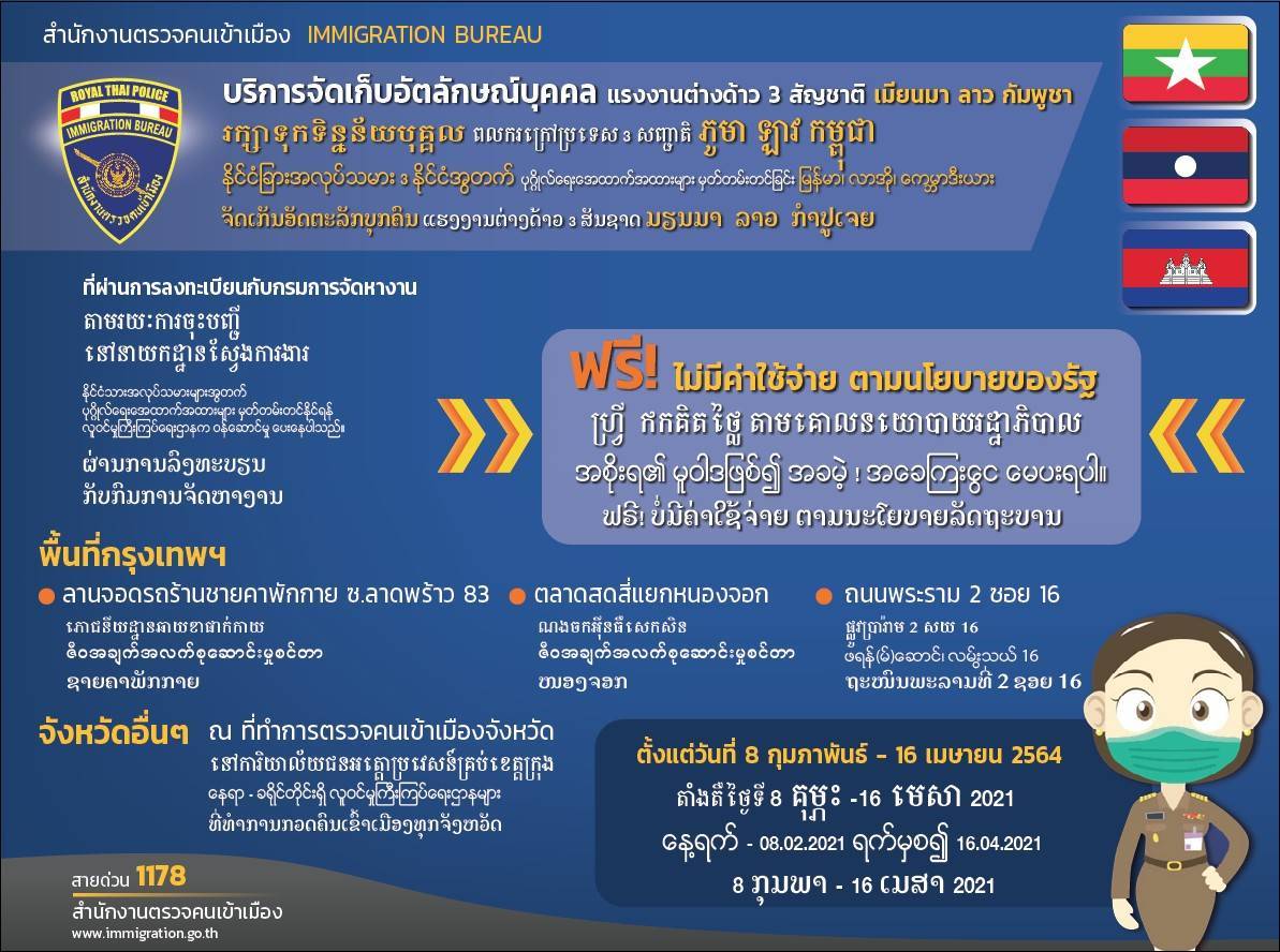 ตรวจคนเข้าเมืองจังหวัดนครปฐม l NAKORNPHATHOM IMMIGRATION